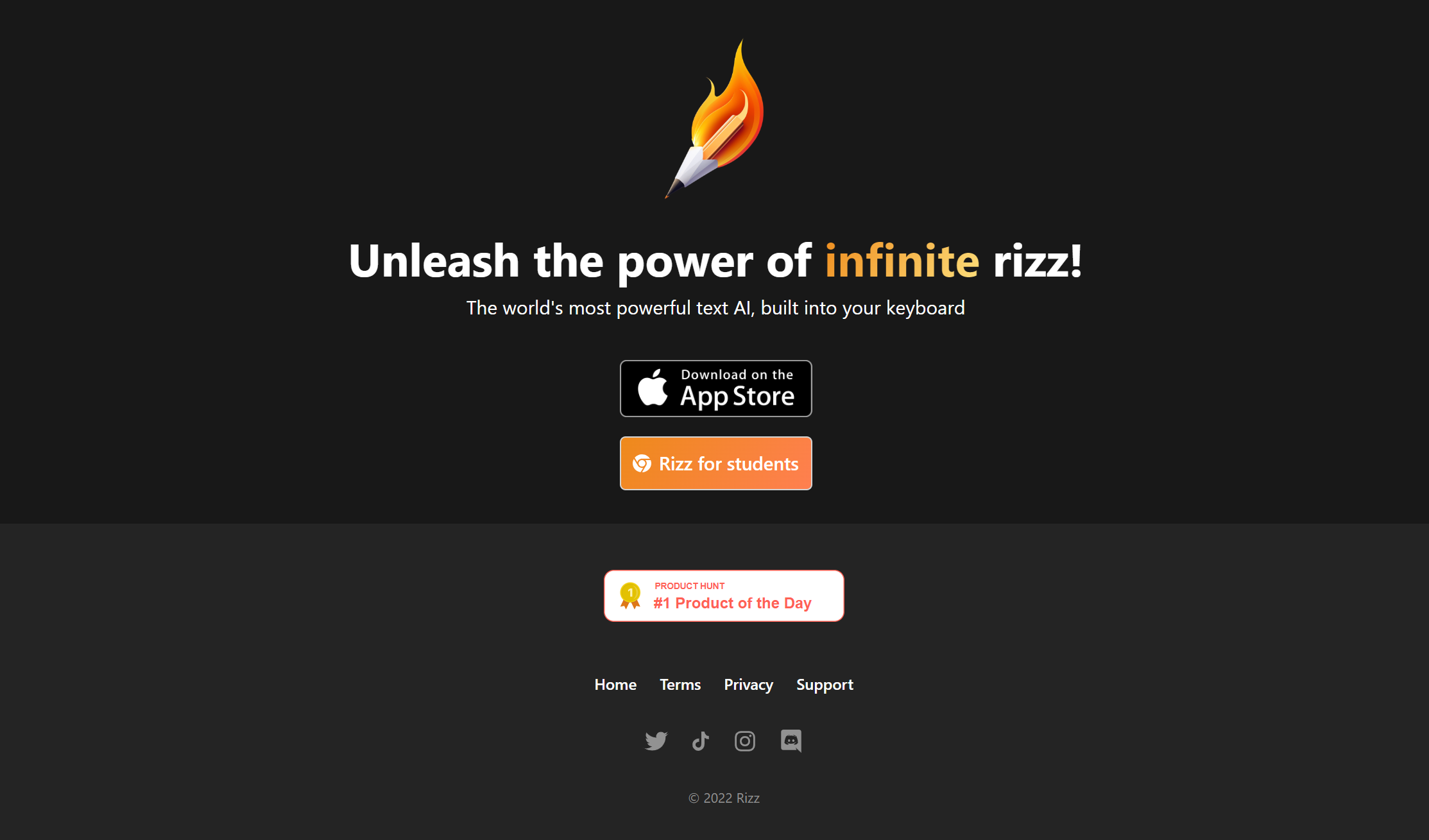 Rizz AI Home